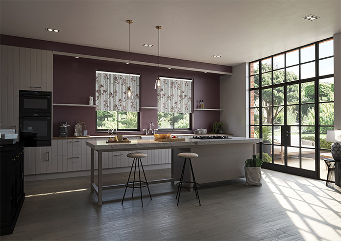 Birch Tree, Plum - Roller Blind - Image 7